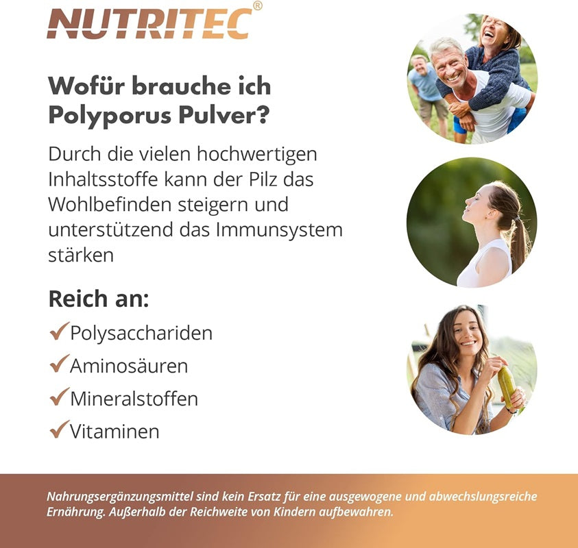 Vitalpilz Polyporus, Eichhase Kapseln mit Acerola Extrakt