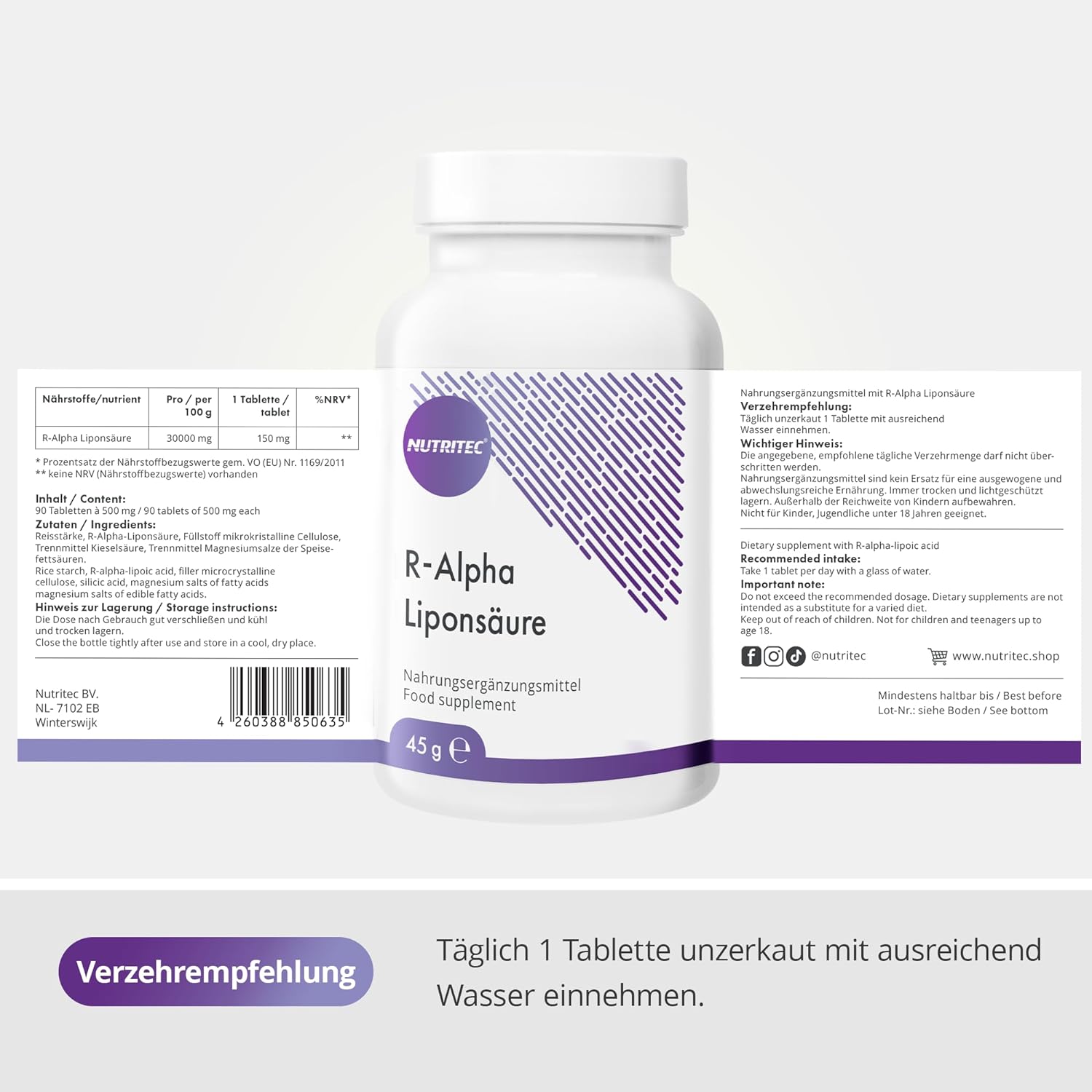 R-Alpha Liponsäure Tabletten