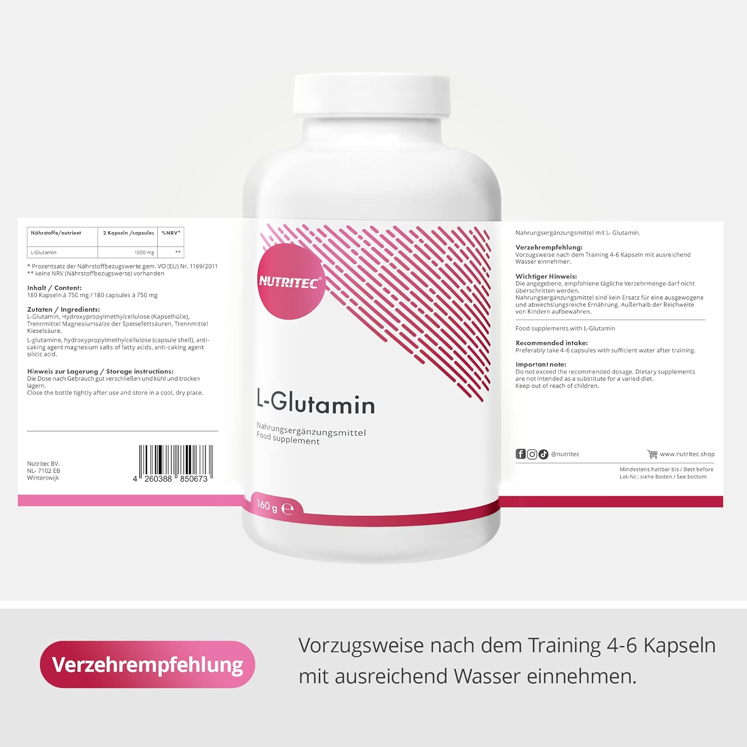 L-Glutamin Tabletten