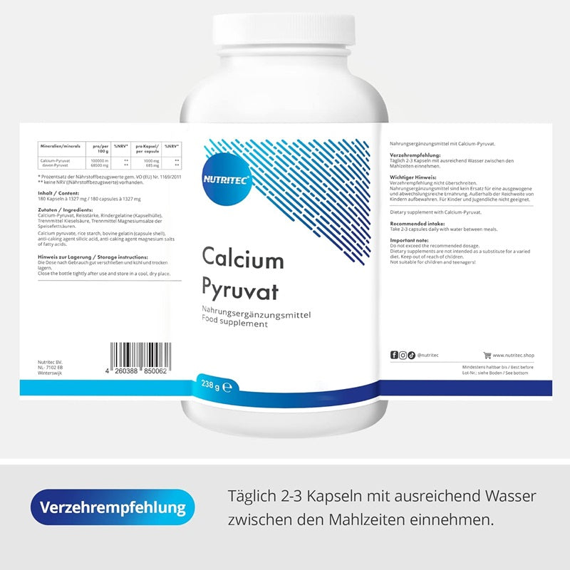 Calcium-Pyruvat Kapseln